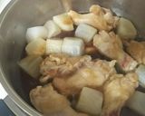 圧力鍋de~鶏手羽元と大根のこっくり煮作り方6写真
