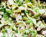鶏もも肉とキャベツの大蒜ポン酢炒め☜作り方13写真