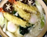 市販の出汁でご馳走鍋焼きうどん作り方4写真