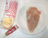 鶏むね肉の辛子マヨネーズ焼き♪簡単作り方1写真