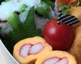 旨っ！お弁当のカニカマ入り卵焼き作り方6写真
