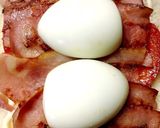半熟玉子とベーコンのホットサンド作り方4写真