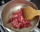 肉じゃがみたいな☆菊芋と牛肉の煮物作り方2写真