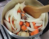 肉じゃがみたいな☆菊芋と牛肉の煮物作り方3写真