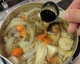 肉じゃがみたいな☆菊芋と牛肉の煮物作り方6写真