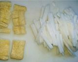 大根と油揚げの味噌汁作り方1写真