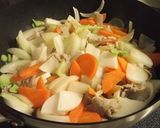 ニンニク風味　たっぷり根菜と豚肉の炒め煮作り方9写真