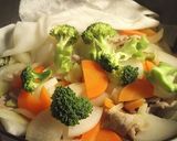 ニンニク風味　たっぷり根菜と豚肉の炒め煮作り方12写真