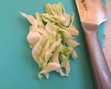 納豆とキャベツの芯のチャーハン作り方2写真