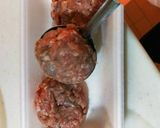 とろろ昆布で豚ハンバーグ作り方3写真