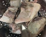 フライパンで簡単ブリのアラ煮☆作り方1写真