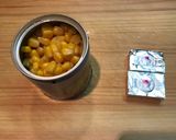 簡単！朝食に♪コーンとチーズの混ぜご飯作り方1写真