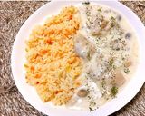 キャロットライスと鶏肉のクリーム煮作り方11写真