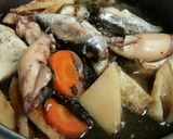 海鮮生姜煮物（血管ダイエット1182）作り方3写真