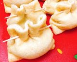 低糖質＊モチモチ巾着風の大豆餡＊作り方4写真
