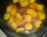 鶏肉とさつまいもの天つゆ煮作り方6写真