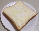 レーズンシュガーチーズトースト♬*.+゜作り方1写真