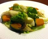 冷蔵庫の残り野菜の炒め物作り方10写真