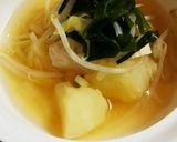 糖質制限にも！鶏むね肉と白菜ワカメスープ作り方4写真