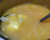 じゃがバターの お味噌汁作り方3写真