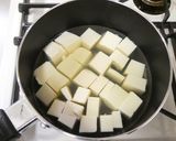 白だし豆腐の卵とじ。～風邪の時などにも～作り方1写真