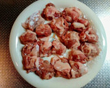 コロコロお肉と大根葉の和風炒め★作り方2写真
