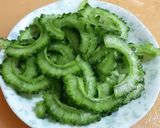 ほろ苦い旨み！ゴーヤかけ蕎麦作り方1写真