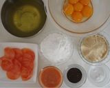 トマトと紅茶の米粉シフォンケーキ作り方1写真