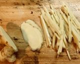 新生姜と豚肉と長ネギのかき揚げ作り方5写真