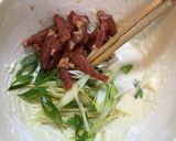 新生姜と豚肉と長ネギのかき揚げ作り方7写真