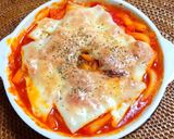 トマト・キムチのうどんドリア作り方14写真