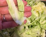 キャベツた〜っぷり★チーズ入り春巻き★作り方1写真