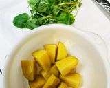 じゃが芋とクレソンのきな胡麻バター♪作り方2写真