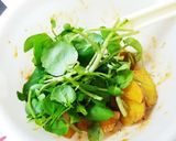 じゃが芋とクレソンのきな胡麻バター♪作り方3写真