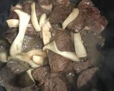 焼肉残りで♡牛ハラミとエリンギのトマト煮作り方4写真