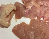 鶏胸肉のオイスター炒め作り方1写真