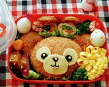 ダッフィーキャラ弁 ☆作り方3写真