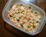 ★カニカマ＆グリーンピース炒飯★作り方5写真