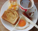 平日の朝ごはん♪作り方2写真