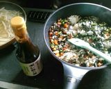 たっぷりヒジキのポン酢チャーハン作り方2写真