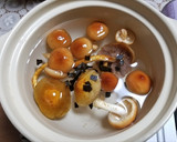 3種の天然キノコのなべ焼きうどん・その１作り方5写真