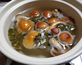 3種の天然キノコのなべ焼きうどん・その１作り方6写真