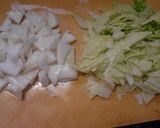 1人分　白菜たっぷりの焼きうどん作り方3写真