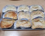 簡単！餃子の皮でスイートポテトタルト★作り方6写真