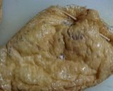 三角油揚げの巾着煮作り方5写真