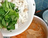 糖質制限◎常備菜◎小松菜きのこ彩りナムル作り方7写真