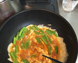 ご飯が進む！いんげんの中華風卵とじ！作り方4写真
