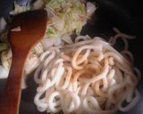 1人分　白菜たっぷりの焼きうどん作り方6写真