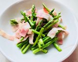 ミニアスパラとベーコンの炒め物☆お弁当に作り方3写真