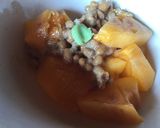 納豆と柿のわさび和え作り方3写真